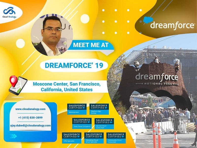 You are currently viewing Cloud Analogy CEO To Attend Dreamforce ’19