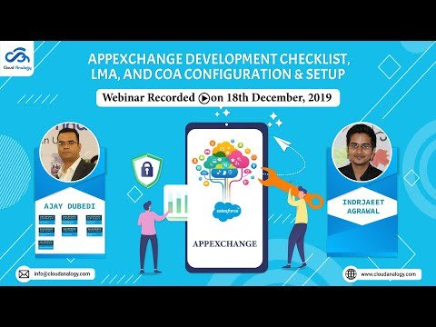 Salesforce™ AppExchange Development Checklist, COA+LMA Configuration & Setup